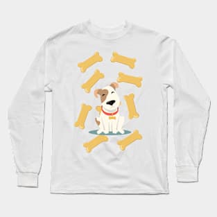 Dog Bone T-shirt Long Sleeve T-Shirt